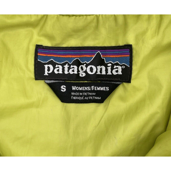 Patagonia Nano Puff Pullover Half Zip Jacket Womens Small Lime Green Style 84025 - Picture 3 of 7